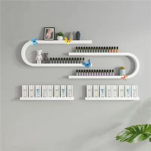 Exhibidor de Esmalte de Uñas Metálico en Forma de U para Montar en la Pared, para Salón de Belleza, Tienda de Manicura, Estante de Almacenamiento - Product Image 2