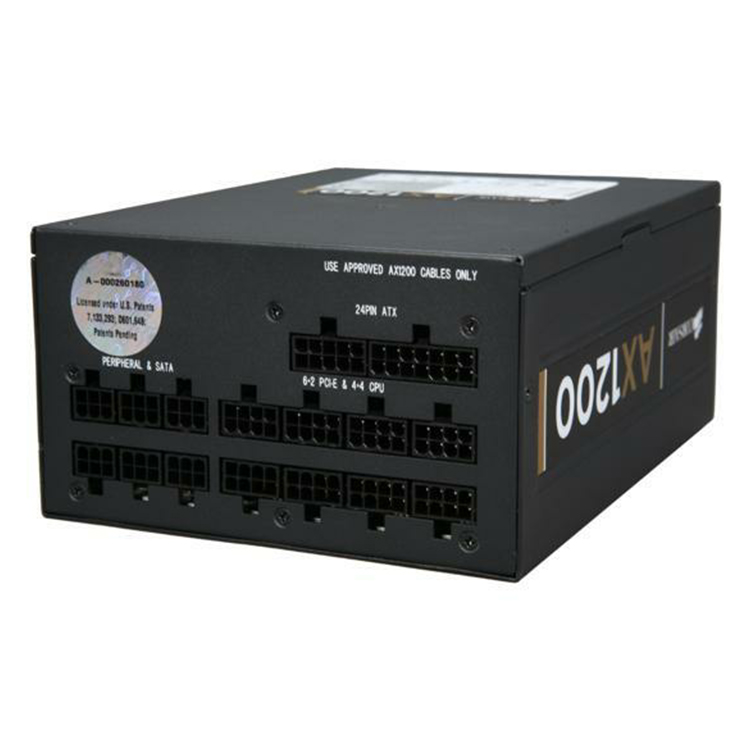 CORSAIR AX1200 1200W 파워 서플라이, 80 PLUS GOLD 인증, 완전 모듈형