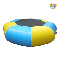 Trampoline gonflable robuste et personnalisé pour saut aquatique, lit de saut gonflable, trampoline aquatique gonflable