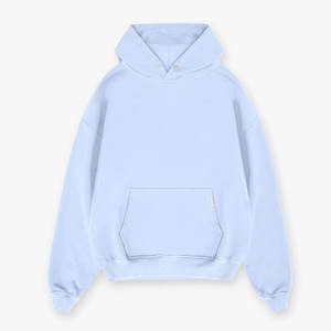 Oversized Fit Cobrax <strong>Popper</strong> Loopback Jersey Mens <strong>Clothing</strong> Heavy Weight Jersey Cotton 500gsm Hoodie - Product Image 2