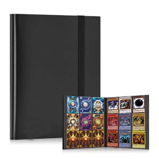 Noir 9 poches (20 pages intérieures, 360 emplacements pour cartes)