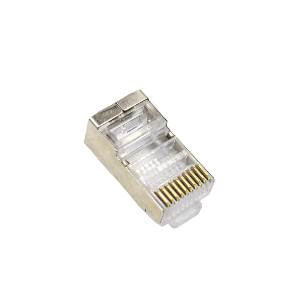 คุณภาพสูง 10Pin RJ48 ขั้วต่อปลั๊กป้องกัน 10P10C ขั้วต่อ