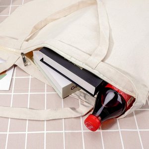 Nouveau sac fourre-tout en coton écologique réutilisable, tendance et à la mode, sac en toile de coton, vente en gros - Product Image 5