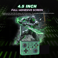 R36 Max 2 Retro Handheld-Spielkonsole 4,5" IPS Hochauflösender Bildschirm Linux Tragbarer Emulator RGB 3D Joystick WLAN Video-Gaming-Player