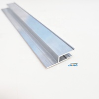 Coutume en forme de L Convient aux portes et fenêtres Finition du moulin Coupe des profilés en aluminium extrudé en alliage d'aluminium