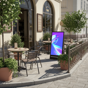 Pantalla Digital <span class=keywords><strong>de</strong></span> 43 Pulgadas con Indicador <span class=keywords><strong>de</strong></span> Batería en Tiempo Real, Batería Integrada, Kiosco Impermeable para Supermercado - Product Image 3