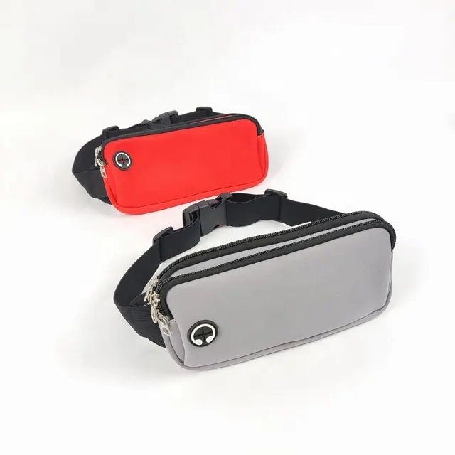 Su geçirmez neopren Crossbody göğüs çanta Sling erkekler omuz bel Fanny paketi Anti hırsızlık kemer spor yüzme erkekler çanta Crossbody