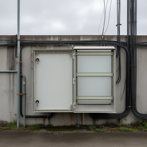 4X Fiberglass <b>Electrical</b> <b>Box</b> 24x16x9 Inch IP66 <b>Waterproof</b> Outdoor Indoor Junction Enclosure D0100HAD40A NEMA 4X Fiberglass Elect - Product Image 3