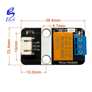 Module de relais original avec interface Ph2.0 et isolation par optocoupleur, compatible avec la carte de développement à déclenchement par niveau haut/bas - Product Image 2