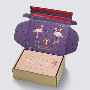 Boîte d'expédition en carton avec lamination mate, bande adhésive à fermeture éclair, bande adhésive à déchirer pour l'envoi postal, boîte à courrier auto-scellante - Product Image 4