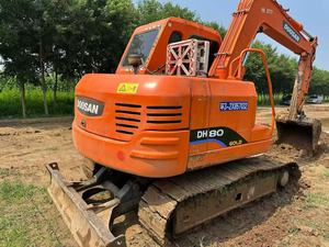 Excavatrice d'occasion coréenne Doosan DH80 avec moteur Yanmar et tuyau de brise-roche, homologuée CE - Product Image 5