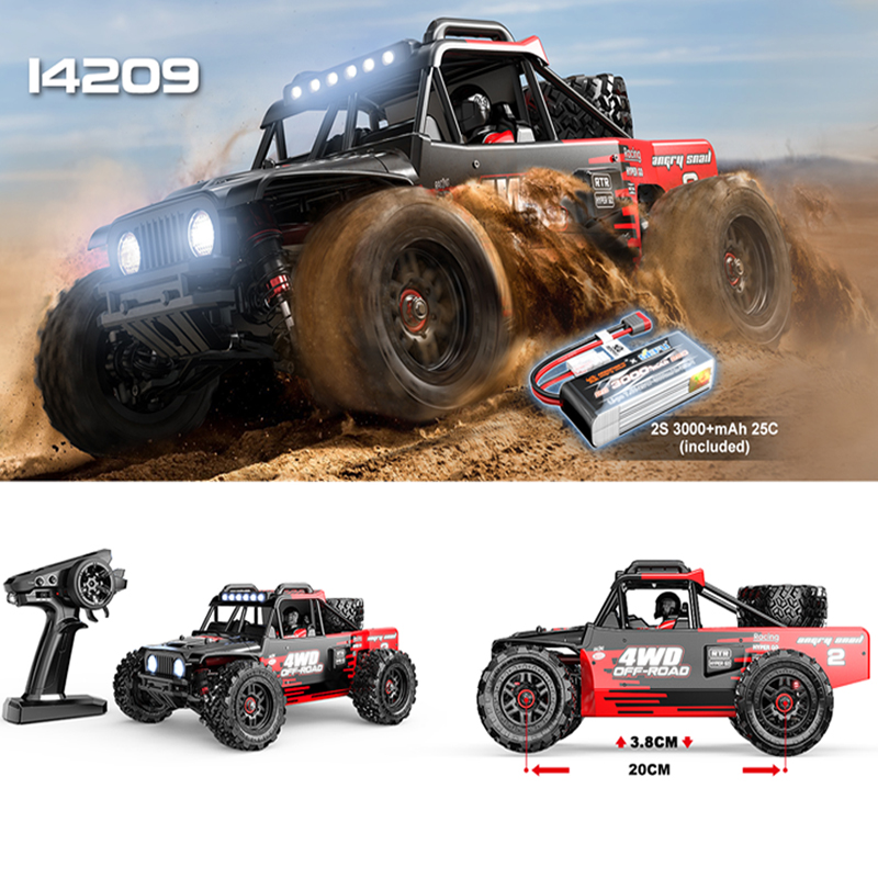 MJX 14210 MJX 1420955KMHハイパーゴーブラシレスRCカー1/14高速
