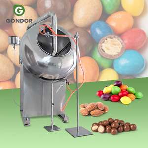 Nueva Máquina Automática de Recubrimiento de Chocolate para Dulces, Nueces, Cacahuetes y Semillas, de Alta Productividad, en Venta - Product Image 1