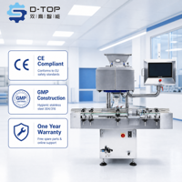 Compteur de comprimés et de gélules DTOP certifié CE à 8 canaux, en acier inoxydable 316, pour le comptage de médicaments en vrac