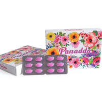 Produit de santé pour femmes Panadda extrait de racine de Pueraria comprimé rose 12 comprimés/boîte pour rendre les femmes plus dodues