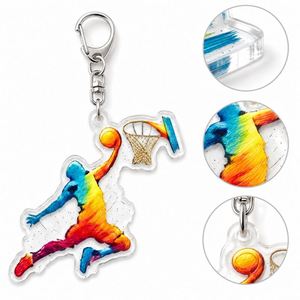 Llavero de Baloncesto al por Mayor, Amuleto Deportivo Artístico, Souvenir de Slam <span class=keywords><strong>Dunk</strong></span>, Venta al por Mayor - Product Image 4