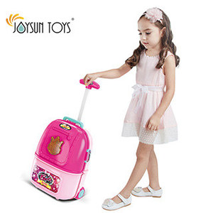 Beauty Princess toletta convertibile valigia Trolley <span class=keywords><strong>Set</strong></span> di giocattoli, <span class=keywords><strong>Set</strong></span> di giochi di ruolo portatile con accessori per bambini - Product Image 2