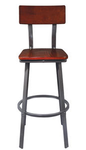 เก้าอี้ข้างและโต๊ะรับประทานอาหารแบบอุตสาหกรรมโบราณแบบชนบทพร้อมด้วยไม้ป่าดั้งเดิมและเหล็กร้าง - Product Image 5