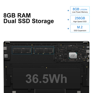แล็ปท็อป LapBook Plus ขนาด 15.6 นิ้ว หน้าจอ 4K ซีพียู X7 Quad Core แรม DDR4 8GB ความจุ 256GB SSD ระบบปฏิบัติการ Windows 10 พร้อมช่องเสียบ M.2 Expansion Slot ยี่ห้อ CHUW - Product Image 4