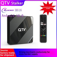 Vente chaude QTV H616 Android 10 décodeur pour IPTV et pour Stalker résolution 4K pour X96 Mini modèle 64 Go ROM processeur Quad Core