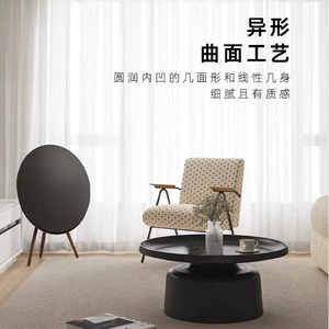 <span class=keywords><strong>Table</strong></span> basse de salon moderne : design créatif en forme de soucoupe volante, <span class=keywords><strong>table</strong></span> basse ronde de luxe léger - Product Image 4