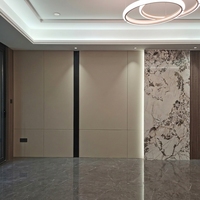 Panneau décoratif intérieur de luxe en placage de bois de bambou, fibre de bois, cristal de carbone, surface miroir haute brillance
