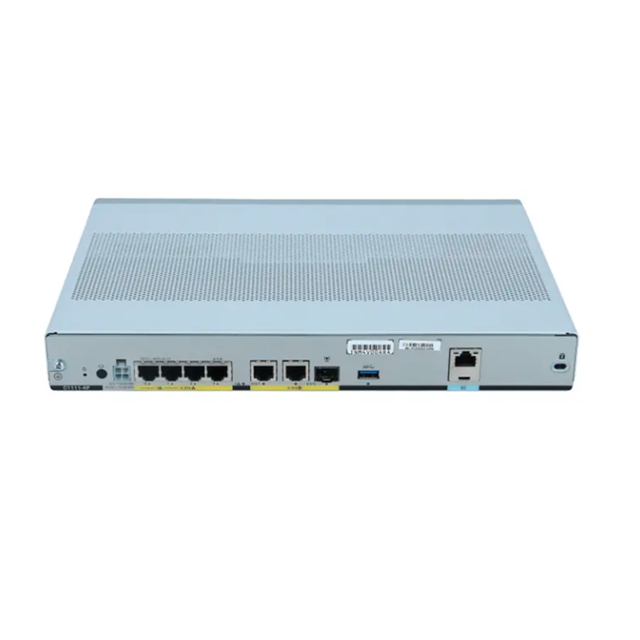 Original 1000 Series C1111-4P ISR 4-Port RJ-45 Indoor WiFi Router 1000Mbps QoS WEP Encryption Firewall VoIP VPN 4x 1GB Wireless
