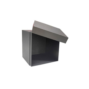 Tùy chỉnh Deluxe Chất lượng cao có thể tái chế giấy kraft Hộp Quà Tặng cứng nhắc bao bì các tông với có thể tháo rời nắp màu trắng và cổ - Product Image 3