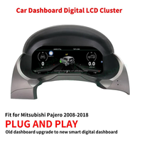 Panel de Instrumentos Digital de 12.3" con Linux para Mitsubishi Pajero 2008-2018, Velocímetro para Tablero de Coche