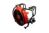 Ventilateur d'extraction de fumée portable en acier inoxydable, haute circulation d'air, ventilation mobile, pression positive, équipement de sauvetage incendie