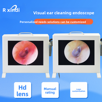 Endoscope Full HD 15 pouces, système tout-en-un, source de lumière froide portable, inspection industrielle, endoscopie médicale vétérinaire ORL
