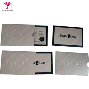 MUYANG Embossed Paperboard Business Card Set With Hair Care Tips Insert - Product Image 2