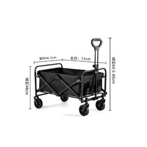 Oem Aanpasbare Vierwielige Gesloten Structuur Multifunctionele <span class=keywords><strong>Camping</strong></span> En Strand Vouwwagen - Product Image 6