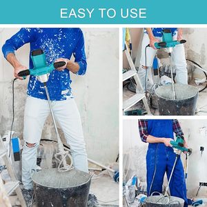 工业用电动手动混凝土水泥立式搅拌机商用进料油漆搅拌机 - Product Image 3