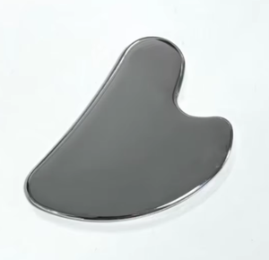 Outils de guasha en métal, outil facial en acier inoxydable Gua Sha - Product Image 1