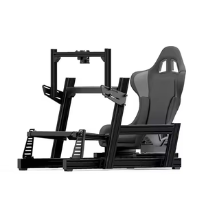 Nuevo Diseño Personalizado de Simulador de Carreras con Perfil de Aluminio 4080, Asiento y Soporte para Monitor, Configuración Completa, Cabina de Simulación de Carreras - Product Image 2