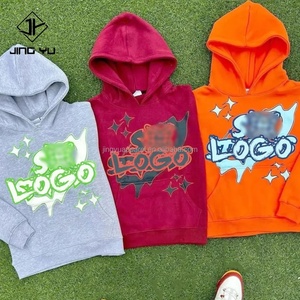 Sweat-shirts et sweats à capuche pour hommes de grande taille, surdimensionnés, avec logo personnalisé, imprimé graphique, fermeture éclair, délavage acide, streetwear, poids lourd - Product Image 2