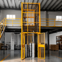 Ascenseurs de chantier, équipement de levage de marchandises 3000 kg, élévateur de fret extérieur 6m 10m