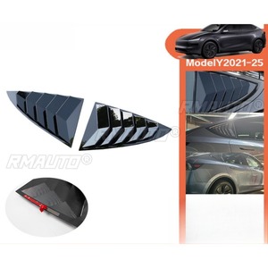 Embellecedor de ventana trasera triangular StarNav para Tesla Model Y 2025+ Cubierta embellecedora de ventana de ventilación lateral trasera Accesorios para coche - Product Image 3