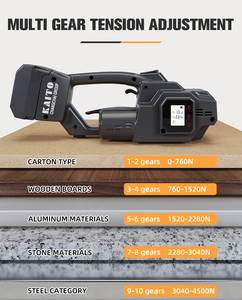 Força de fábrica Push V2 3500N-4500N 10 pcs/min Handheld Máquina De Embalagem Automática De Alta Elástica Máquina De Cintas Elétrica - Product Image 2