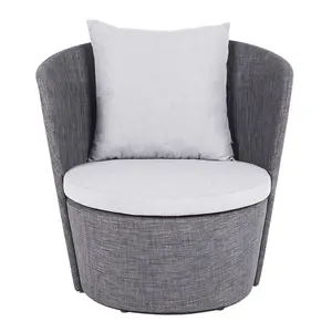 Ensemble de 3 pièces en tissu côtelé, mobilier d'extérieur, chaise de bistrot, avec Table, livraison gratuite