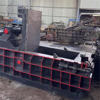 Presse à balles hydraulique robuste pour ferraille métallique, compacteur à haut rendement pour usine de recyclage d'acier, de cuivre et d'aluminium