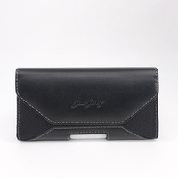GSCASE Pochette universelle pour téléphone en cuir, sac pour téléphone portable de 5 pouces, 5,5 pouces, 6 pouces, 6,5 pouces, housse noire