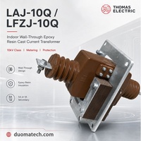 Transformateur de courant en résine coulée traversant le mur LAJ-10Q / LFZJ-10Q 10kV 5/1A 0.2/0.5/1/10P10 pour appareillage de commutation