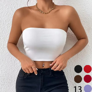 Top Corto sin Espalda y sin Tirantes, Sexy, Transpirable y Ecológico para Mujer - Product Image 3