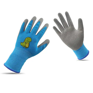 Gants de jardinage pour enfants en latex imprimé dessin animé, antidérapants, imperméables, respirants, gants de sécurité pour les travaux de jardinage en plein air - Product Image 1