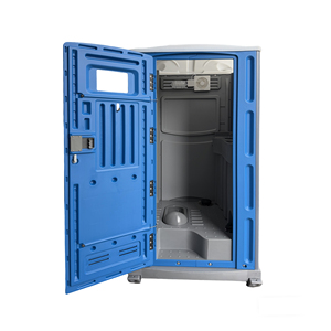 Cabine Sanitaire Mobile en PEHD Haute Résistance avec Poignée <span class=keywords><strong>WC</strong></span> Grise <span class=keywords><strong>pour</strong></span> Chantiers Extérieurs - Product Image 5
