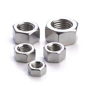 Nửa khóa hạt Hex Mứt hạt thép không gỉ M10 M12 M16 304 316 316L A2 A4 70 80 đầy đủ nửa chủ đề hình lục giác <span class=keywords><strong>din934</strong></span> M4 Hex NUT - Product Image 2