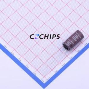 Condensador Electrolítico de Aluminio de Orificio Pasante EKZN101ELL101MJ20S, Orificio Pasante, D10xL20mm 100uF 20% 100V 1.43A-100kHz - Product Image 1