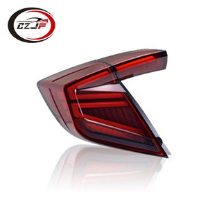 Czjf ไฟท้าย LED ดัดแปลงใหม่สำหรับ Honda <span class=keywords><strong>Civic</strong></span> <span class=keywords><strong>hatchback</strong></span> 2016 2017 2018 <span class=keywords><strong>2019</strong></span>ไฟเบรกเลี้ยวสีแดง2020 - Product Image 5